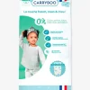 36 Couches Dermo-sensitives T6 (16-30 Kg) CARRYBOO Blanc – Carryboo 7