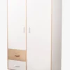 Armoire 2 Portes + 2 Tiroirs LIGNE HOPLA Blanc – Vertbaudet 19