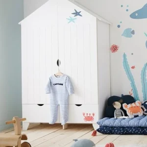 Armoire 2 Portes Holidays XL Blanc – Vertbaudet 12