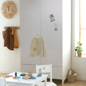 Armoire 2 Portes LIGNE SIRIUS Blanc – Vertbaudet 14