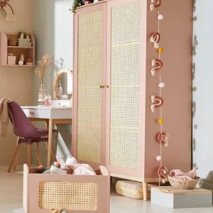 Armoire Cannage LIGNE POÉSIE Rose – Vertbaudet 11