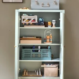 Bibliothèque / Petite Armoire 2 Portes LIGNE PARISIENNE Vert D’eau – Vertbaudet 12