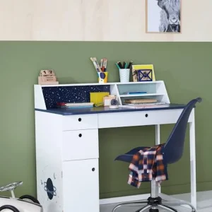 Bureau Enfant COSMOS Blanc Clair Uni Avec Decor – Vertbaudet 14