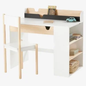 Bureau Enfant School Blanc – Bois – Vertbaudet 11