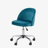 Chaise De Bureau à Roulettes Enfant En Velours Bleu/vert – Vertbaudet 22