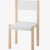 Chaise Maternelle Pour Table De Jeu LIGNE WOODY Blanc – Bois – Vertbaudet 20