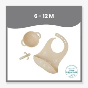 Kit Repas Silicone BABYMOOV First’Isy Beige (renard) – Babymoov 12