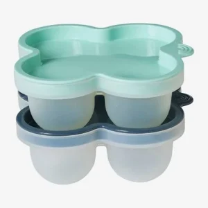 Les 2 Pots De Conservation En Silicone Vert/bleu – Vertbaudet 16