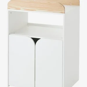 Lit Combiné évolutif Avec Rangements Et Table à Langer LIGNE ECLIPSE Blanc / Bois – Vertbaudet 16