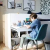 Lit Mi Hauteur Avec Bureau Coulissable Combiné CAMELEO Blanc Mate – Vertbaudet 20