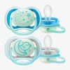 Lot De 2 Sucettes 6-18 Mois Phosphorescentes Ultra Air Night Philips AVENT Bleu – Philips Avent 20