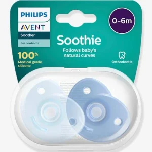 Lot De 2 Sucettes Nouveau-né Philips AVENT Soothie Cœur Rose Pâle + Rose Framboise – Philips Avent 10