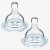 Lot De 2 Tétines Philips AVENT ANTI COLIC Pour Biberon à Col Large Blanc – Philips Avent 22