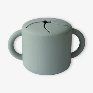 Tasse à Goûter MUSHIE En Silicone Vert – Mushie 12